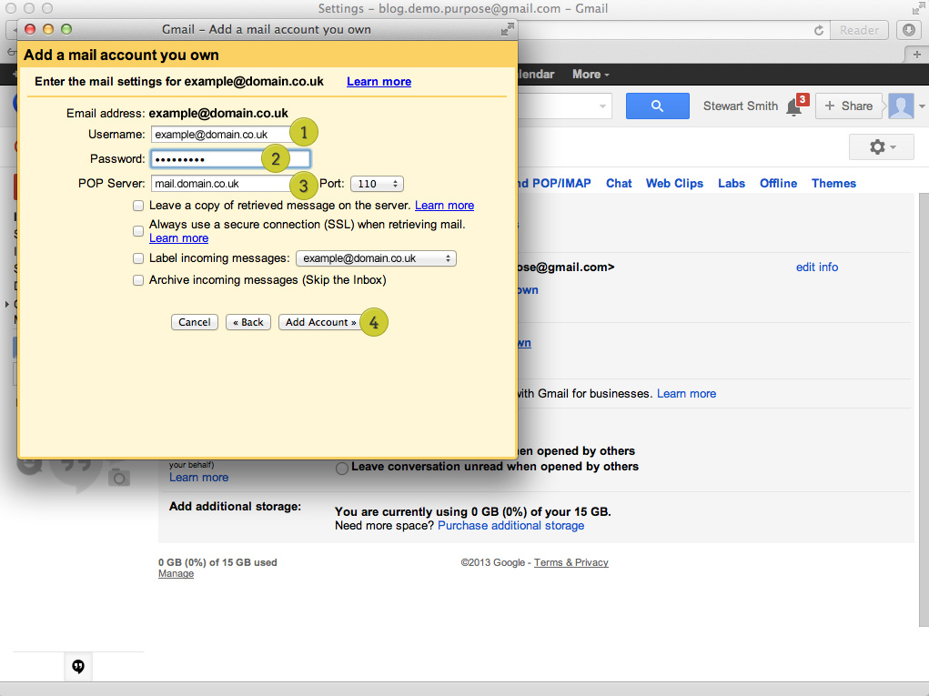 How to setup your domain's email in Gmail