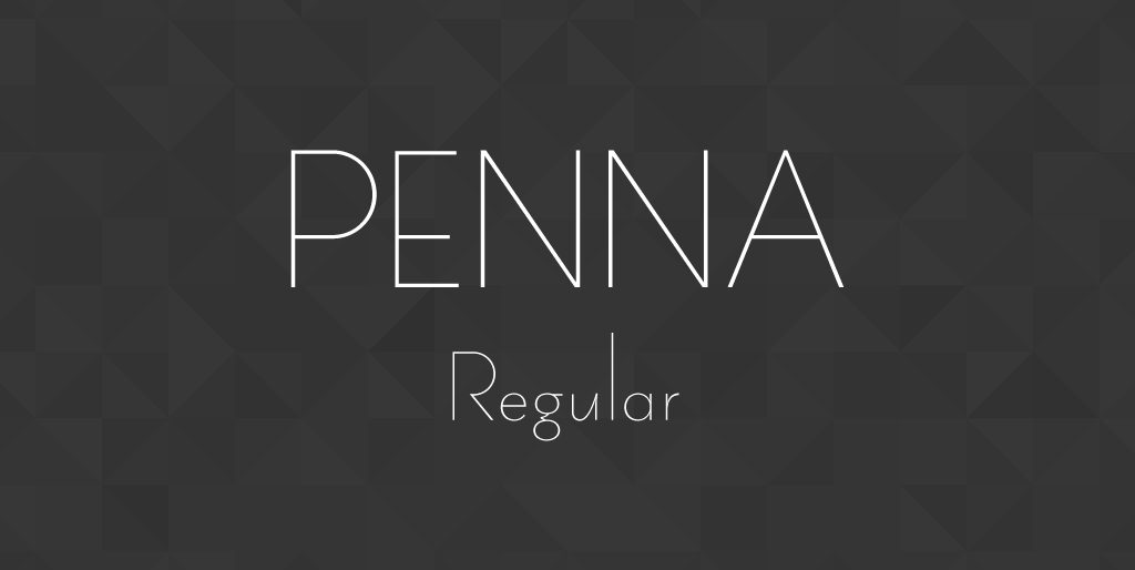 Free fonts - Penna